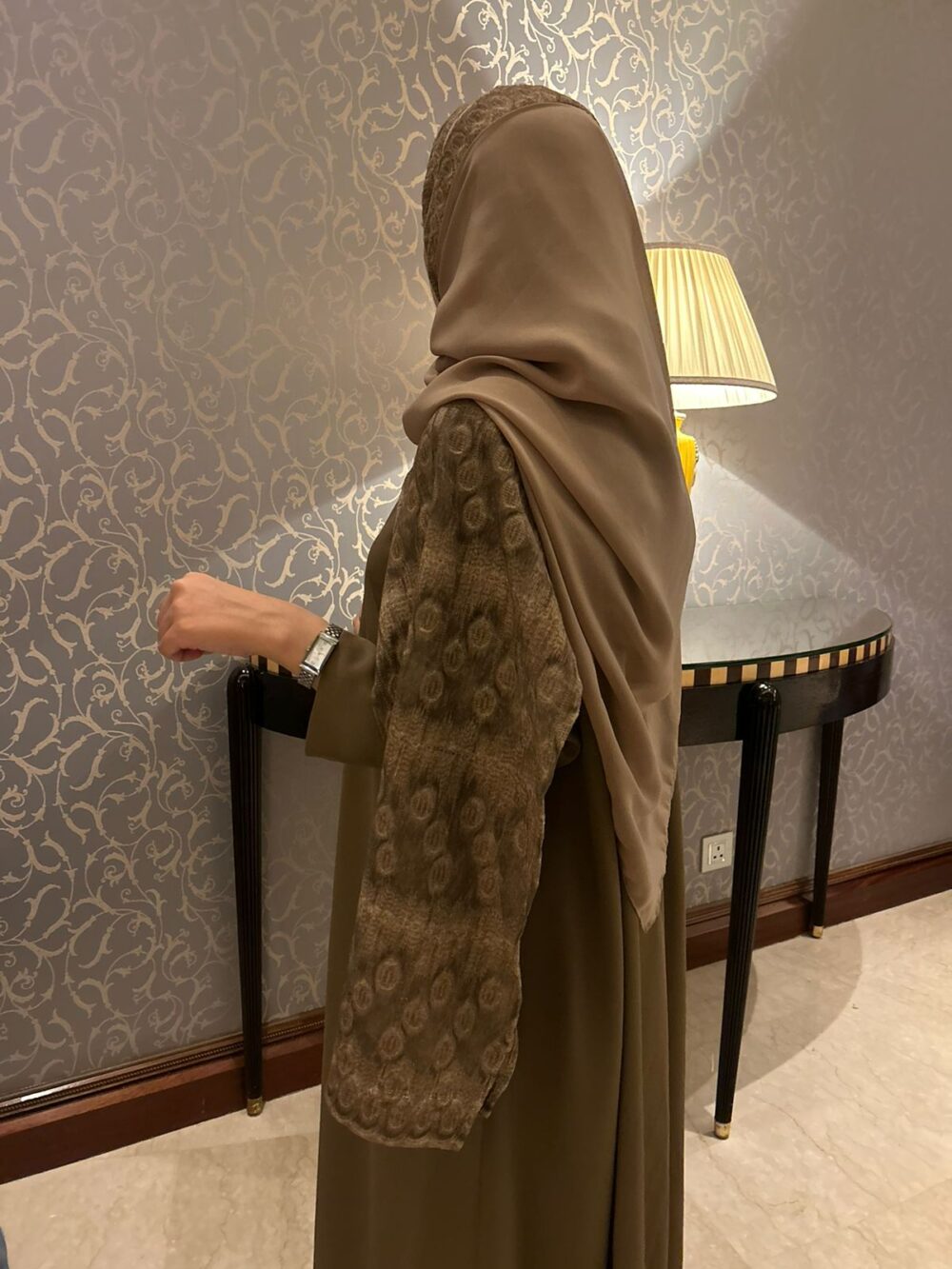 Beige Abaya - Image 2